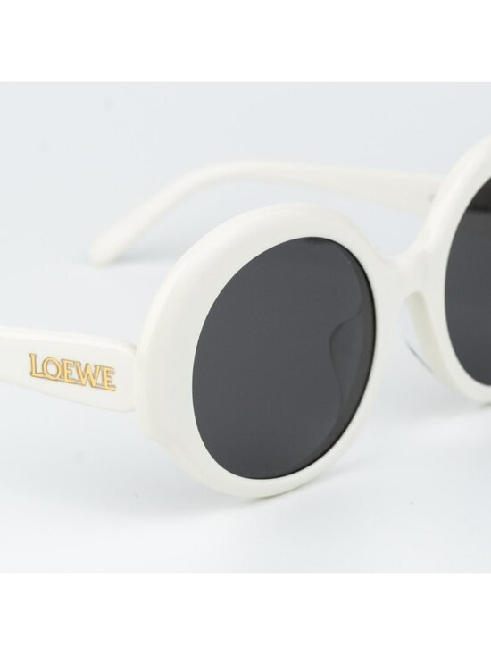 Loewe Women Sunglasses Ivory Grey Round LW40135F 25A NEW AUTHENTIC main image 4
